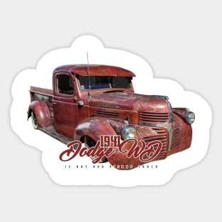 1941 Dodge WD 15 Rat Rod Pickup Truck Sticker